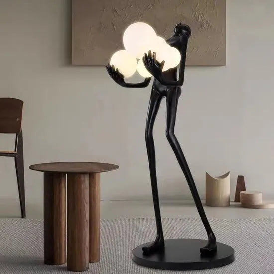 DLSS Home Decoration Glass Ball Model Floor Lamp for Home