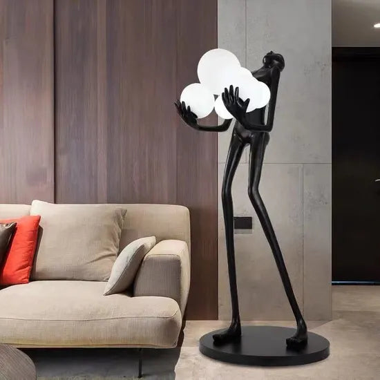 DLSS Home Decoration Glass Ball Model Floor Lamp for Home