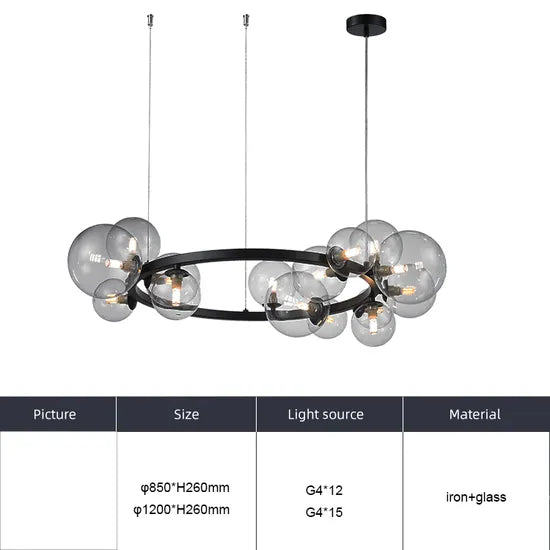 DLSS Home Modern Ceiling Pendent Lamp LED Lighting Chandeliers