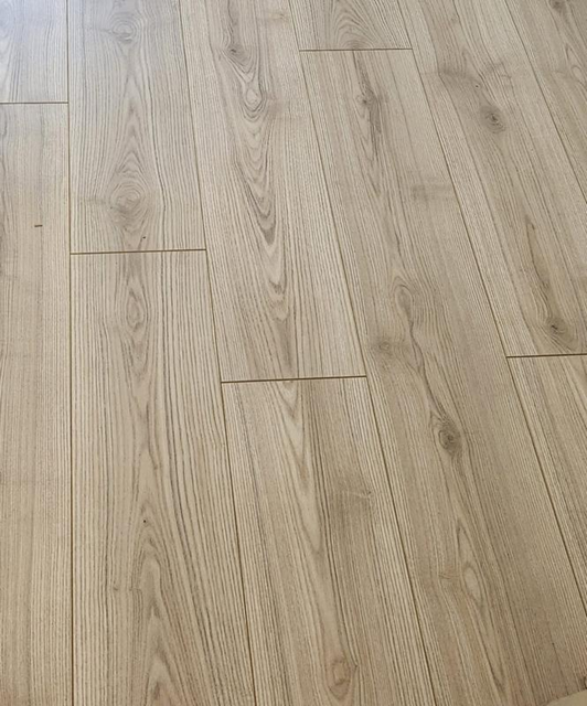 Home Decorators Collection Russell Bay Ash 12 mm T x 8.03 in. W Waterproof Laminate Wood Flooring (15.9 sq. ft./case)