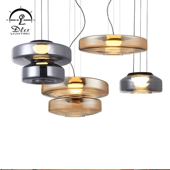 DLSS Lighting Hot Sell Modern Metal Glass LED Chandelier& Pendant Lighting
