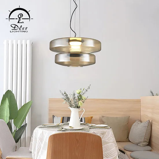 DLSS Lighting Hot Sell Modern Metal Glass LED Chandelier& Pendant Lighting