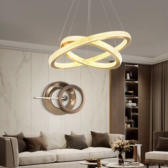 DLSS LIGHTING Hotel Pendant Lighting Indoor Living Aluminum Chandelier for Home Decor Modern Lamp