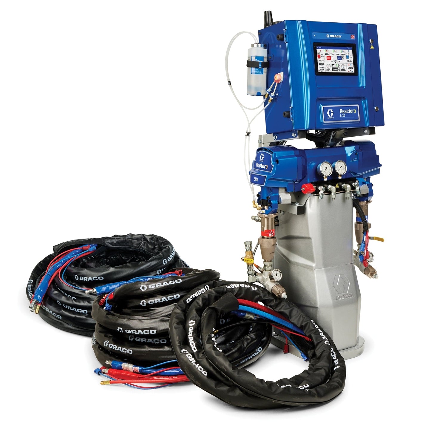 GRACO E-20 Elite Series IHR312 Reactor 3 Spray Foam Proportioner Package w/ 200 ft Internal Heated Hose, 10 kW