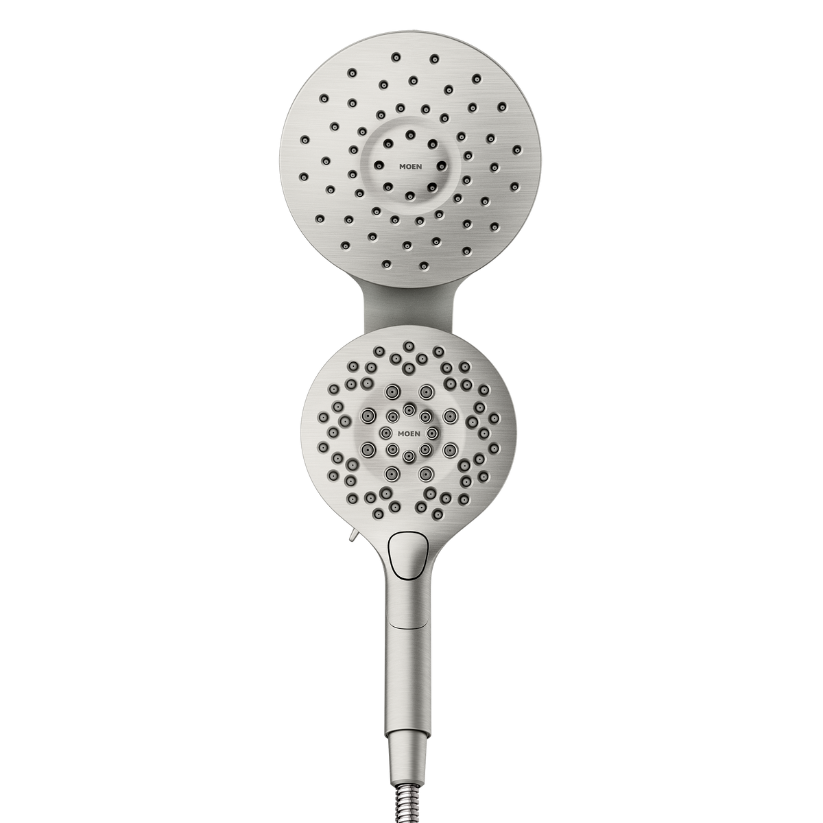 Moen Aromatherapy Dual Shower Heads with INLY Capsules, 6-Spray, 6.5 in Rainshower + Handheld, Spot Resist Brushed Nickel
