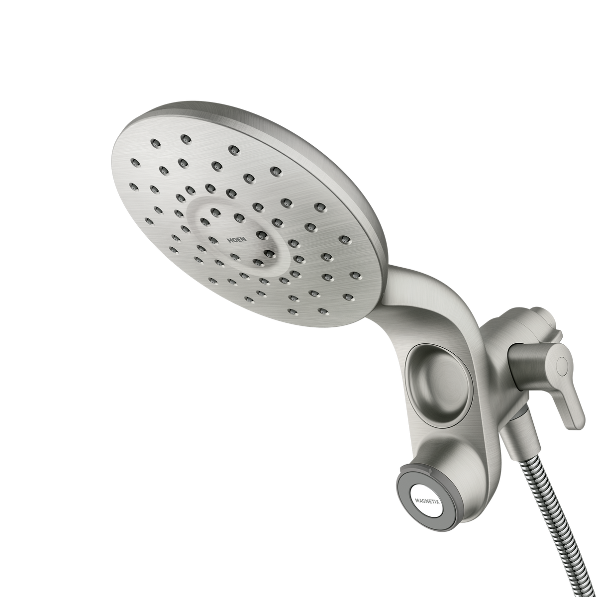 Moen Aromatherapy Dual Shower Heads with INLY Capsules, 6-Spray, 6.5 in Rainshower + Handheld, Spot Resist Brushed Nickel