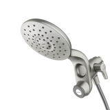 Moen Aromatherapy Dual Shower Heads with INLY Capsules, 6-Spray, 6.5 in Rainshower + Handheld, Spot Resist Brushed Nickel