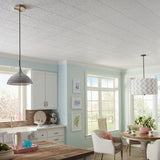 Armstrong Ceilings Impression 12-in x 12-in White Textured Surface-Mount Acoustic Ceiling Tiles (40-Pack)