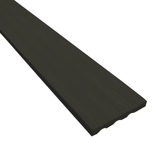 James Hardie 1" 5-1/2" x 12' Hardie Trim 5/4 NT3 Smooth Board for HardieZone 5 Midnight Black