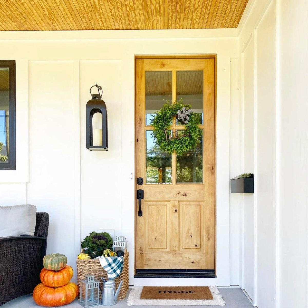 Krosswood Doors 36 in. x 80 in. Rustic Knotty Alder 4-Lite Clear Glass 2-Panel Unfinished Wood Front Door Slab