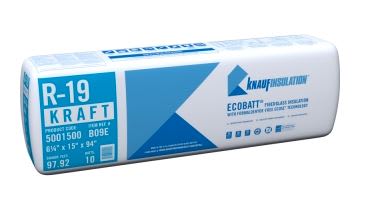 Knauf Kraft Faced Batten Insulation 6-1/4" x 15" x 94" R-19