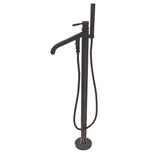 Kingston Brass Concord KS8135DL Oil Rubbed Bronze Freestanding Tub Faucet with Hand Shower, Single-Handle