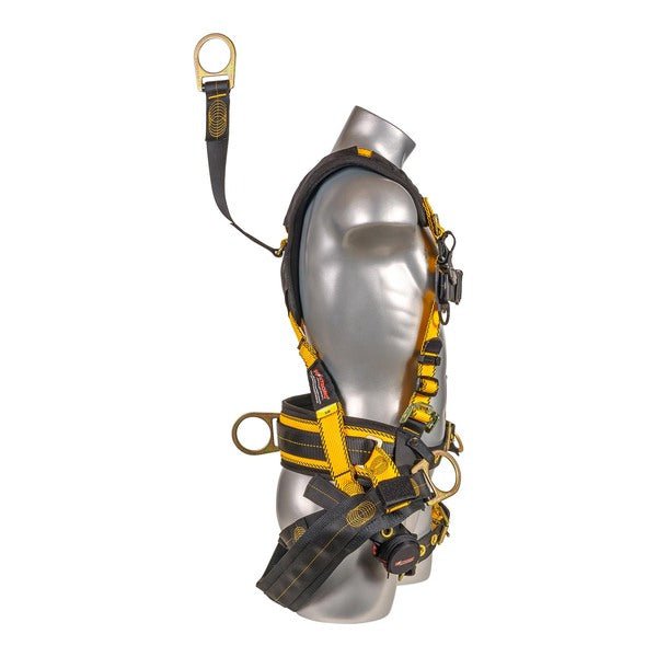 Kapture 5 Point Element Full Body Harness - Oil & Gas Derrick Series - 4 D-Rings - Tongue Buckle Legs - Shoulder Pads & Waist Belt - All Sizes image 3
