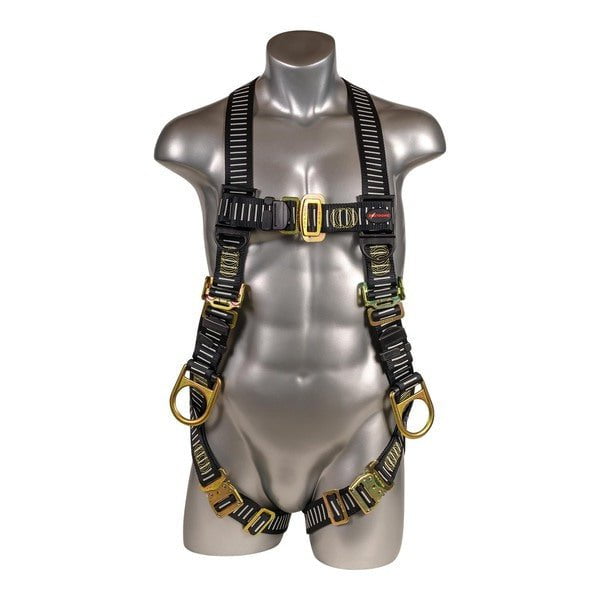 Kapture 5 Point Element Full Body Harness - Welding Series - 3 D-Rings - Mating Buckle Chest - QC Legs - All Sizes image 2