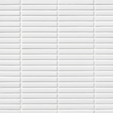 KitKat White Porcelain Mosaic Wall and Floor Tile