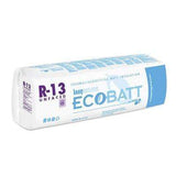 Knauf Insulation EcoBatt R-13 Unfaced Fiberglass Insulation Batts, 3.5 in x 15 in x 47 in, 107.71 sq ft