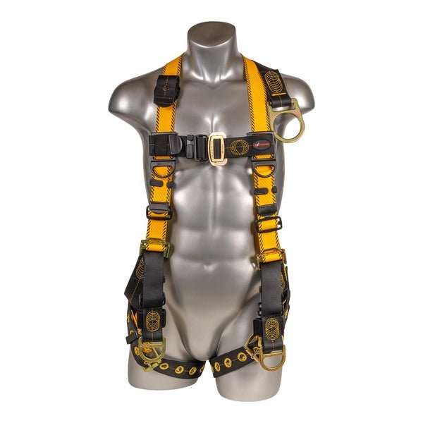 Kapture 5 Point Element Full Body Harness - Oil & Gas Derrick Series - 4 D-Rings - Tongue Buckle Legs - All Sizes image 3
