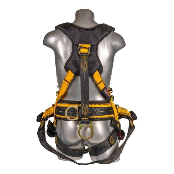 Kapture 5 Point Element Full Body Harness - Oil & Gas Derrick Series - 4 D-Rings - Tongue Buckle Legs - Shoulder Pads & Waist Belt - All Sizes image 5