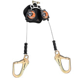 Leading Edge Dual 6 ft Self Retracting Lifeline With Snap/Rebar Hooks image 2
