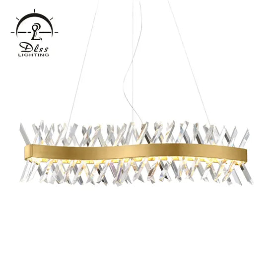 Dlsslighting LED 45W 3000K Big Crystal Chandelier Light
