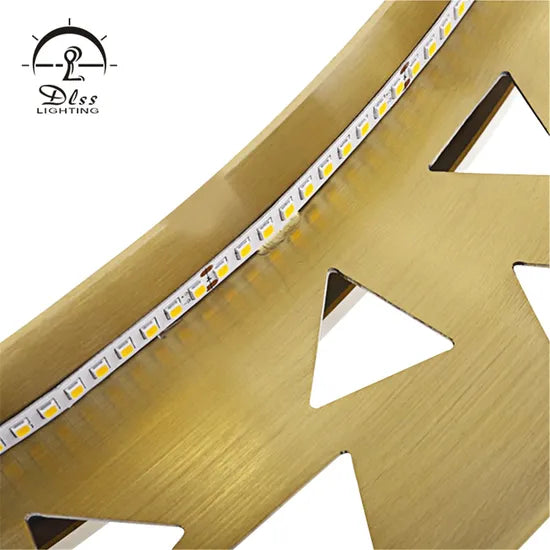 Dlsslighting LED 45W 3000K Big Crystal Chandelier Light
