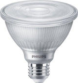 Philips 75-Watt Equivalent PAR30S Dimmable LED Flood Light Bulb with Warm Glow Dimming Effect, Bright White 3000K, 4-Pack