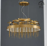 DLSS Lighting Co., Ltd LED Brass Factory Italy Designs Big Round Chandelier