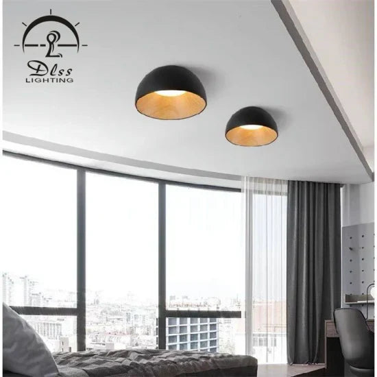 DLSS LED Ceiling Lamp Bowl-Shaped Home Decoration Modern LED Light Ceiling Lighting