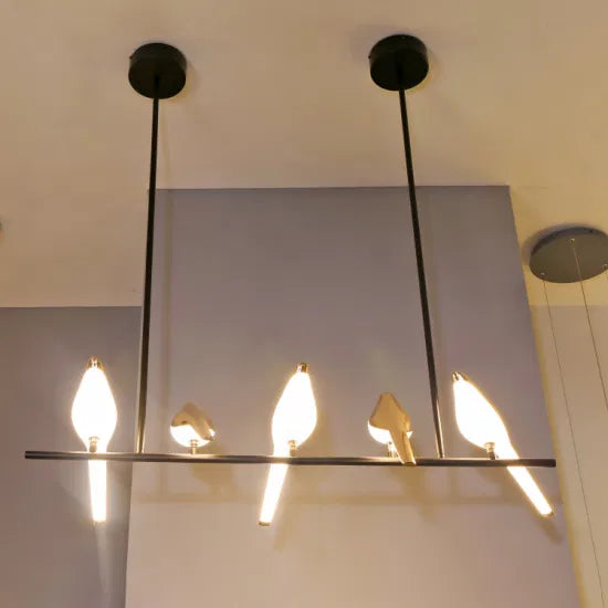 DLSS Lighting LED Light Home Decoration Bird Shade Design Living Modern Lighting Pendant Lamp