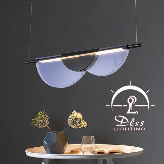Dlss LED Translucent Wing Style Tube Pendant Light