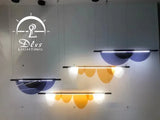 Dlss LED Translucent Wing Style Tube Pendant Light