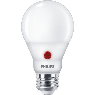 Philips 60-Watt Equivalent A19 Dusk-to-Dawn LED Light Bulb, Soft White 2700K, Automatic On/Off, 4-Pack