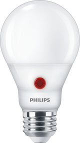Philips 60-Watt Equivalent A19 Dusk-to-Dawn LED Light Bulb, Soft White 2700K, Automatic On/Off, 4-Pack