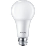 Philips 40W/60W/100W Equivalent A21 3-Way LED Light Bulb, Soft White 2700K, Frosted, E26d Base (4-Pack)