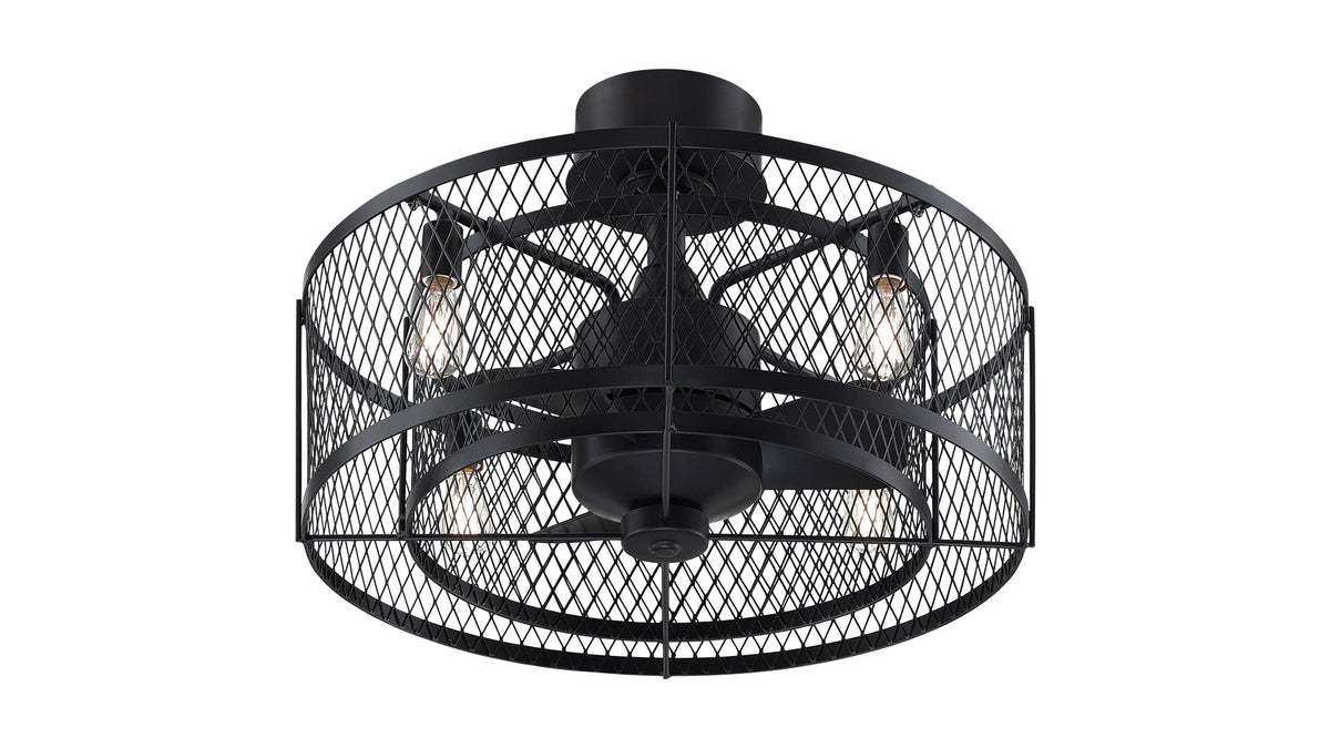 Fanimation Studio Collection Vintere 20-in Aged Bronze LED Indoor/Outdoor Ceiling Fan with Remote (3-Blade)