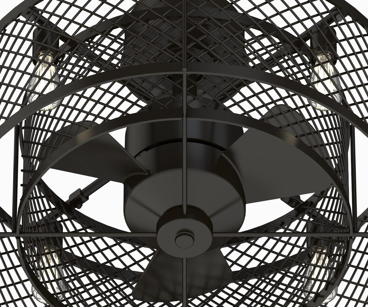 Fanimation Studio Collection Vintere 20-in Aged Bronze LED Indoor/Outdoor Ceiling Fan with Remote (3-Blade)
