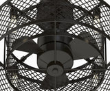 Fanimation Studio Collection Vintere 20-in Aged Bronze LED Indoor/Outdoor Ceiling Fan with Remote (3-Blade)