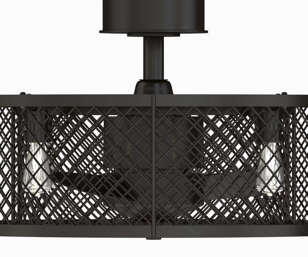 Fanimation Studio Collection Vintere 20-in Aged Bronze LED Indoor/Outdoor Ceiling Fan with Remote (3-Blade)