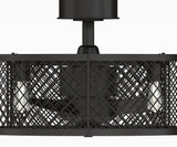 Fanimation Studio Collection Vintere 20-in Aged Bronze LED Indoor/Outdoor Ceiling Fan with Remote (3-Blade)