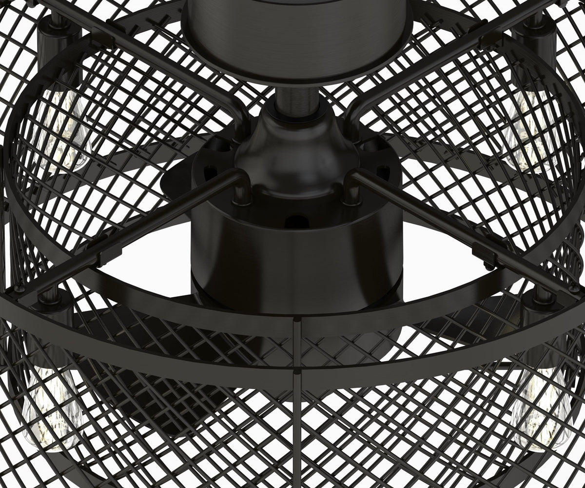 Fanimation Studio Collection Vintere 20-in Aged Bronze LED Indoor/Outdoor Ceiling Fan with Remote (3-Blade)