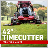 Toro 42" TimeCutter Zero-Turn Riding Mower with Smart Speed, 15.5 HP Briggs & Stratton, Model 75748