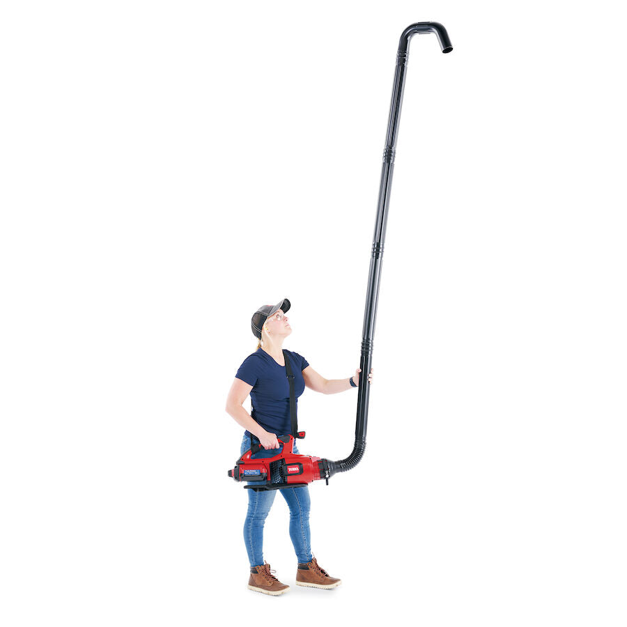Toro Universal Gutter Cleaning Kit with 11 ft. Reach for Handheld Leaf Blowers, Includes Shoulder Strap