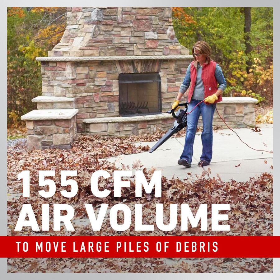 Toro Power Sweep 160 MPH 155 CFM 7 Amp Electric Leaf Blower, Corded (Model 51585)