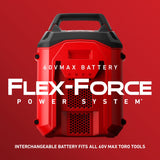 Toro Flex-Force 24 in. 60-Volt Max Lithium-Ion Cordless Hedge Trimmer (Bare Tool)