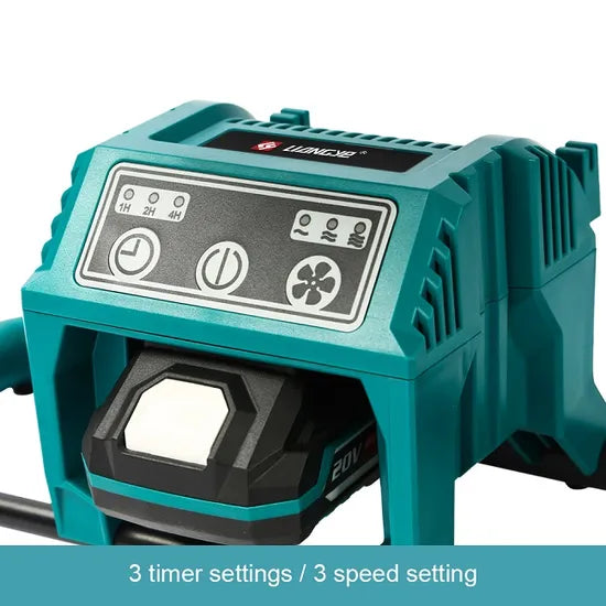 Liangye 18V Cordless Power Tool Combo Kits Rechargeable Electric Portable Fan for Jobsite
