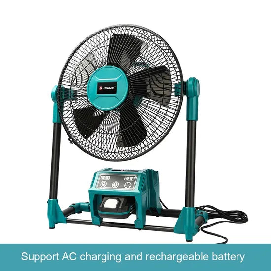 Liangye 18V Cordless Power Tool Combo Kits Rechargeable Electric Portable Fan for Jobsite
