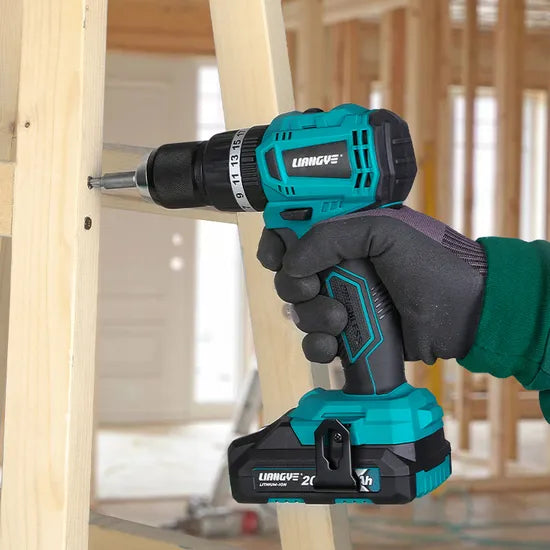 Liangye 18V Rechargeable Battery Cordless Compact Hammer Drill