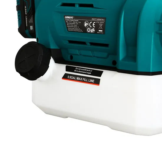 Liangye 20V Cordless Garden Watering Tools Battery Powered 2.0L Mist Fogger Chemical Sprayer