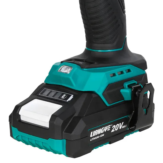 Liangye 20V Rechargeable Tools Brushless Cordless Impact Driver Drill