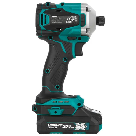 Liangye 20V Rechargeable Tools Brushless Cordless Impact Driver Drill